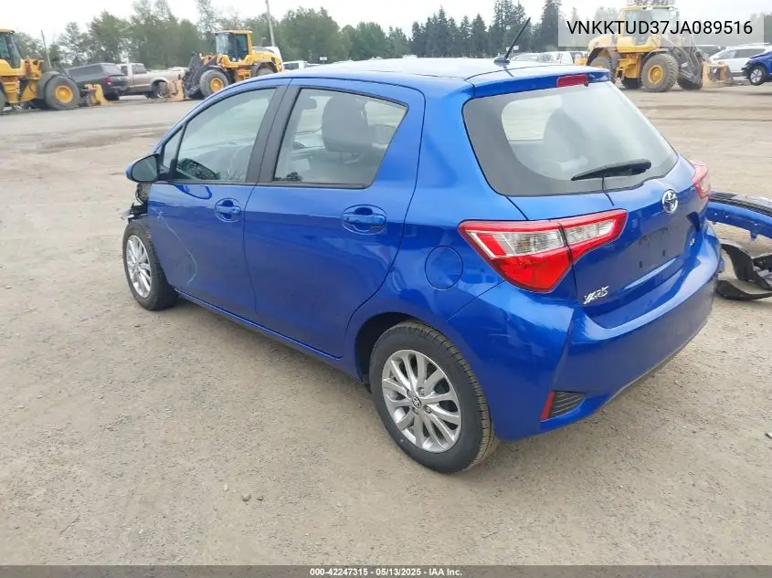 2018 Toyota Yaris Le VIN: VNKKTUD37JA089516 Lot: 42247315