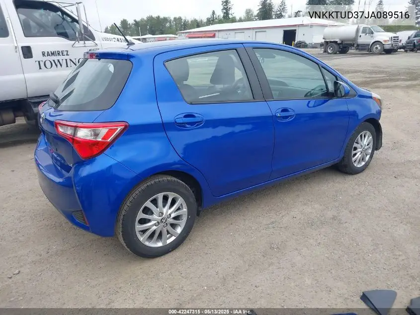 2018 Toyota Yaris Le VIN: VNKKTUD37JA089516 Lot: 42247315