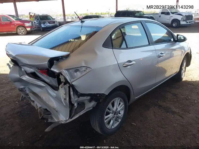 2019 Toyota Yaris VIN: MR2B29F39K1143298 Lot: 42264417