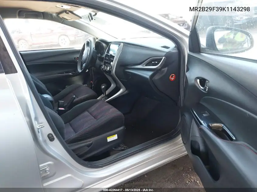 2019 Toyota Yaris VIN: MR2B29F39K1143298 Lot: 42264417