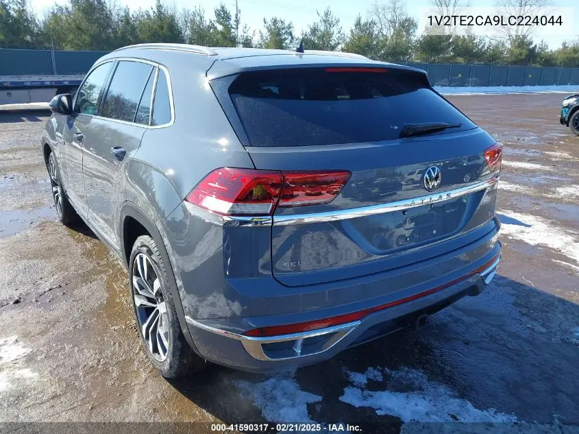 2020 Volkswagen Atlas Cross Sport 3.6L V6 Sel Premium R-Line VIN: 1V2TE2CA9LC224044 Lot: 41590317