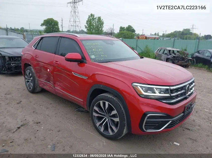 2020 Volkswagen Atlas Cross Sport 3.6 Fsi Execline VIN: 1V2TE2CA7LC223166 Lot: 12332634