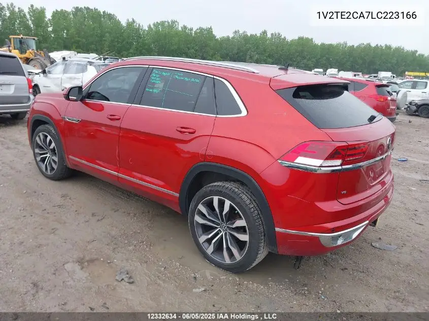 2020 Volkswagen Atlas Cross Sport 3.6 Fsi Execline VIN: 1V2TE2CA7LC223166 Lot: 12332634