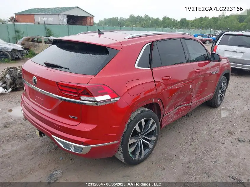 2020 Volkswagen Atlas Cross Sport 3.6 Fsi Execline VIN: 1V2TE2CA7LC223166 Lot: 12332634