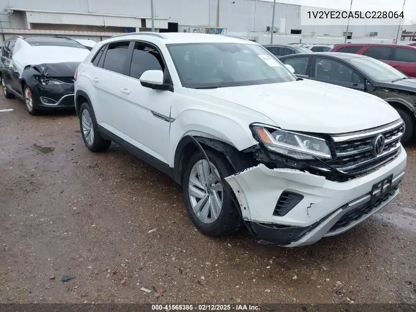 2020 Volkswagen Atlas Cross Sport 3.6L V6 Se W/Technology/3.6L V6 Se W/Technology R-Line VIN: 1V2YE2CA5LC228064 Lot: 41565385