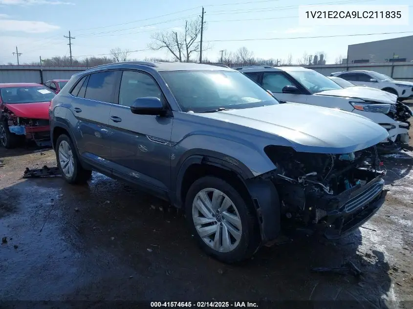 2020 Volkswagen Atlas Cross Sport 3.6L V6 Se W/Technology/3.6L V6 Se W/Technology R-Line VIN: 1V21E2CA9LC211835 Lot: 41574645