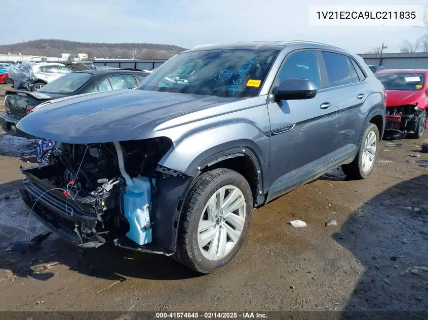 2020 Volkswagen Atlas Cross Sport 3.6L V6 Se W/Technology/3.6L V6 Se W/Technology R-Line VIN: 1V21E2CA9LC211835 Lot: 41574645