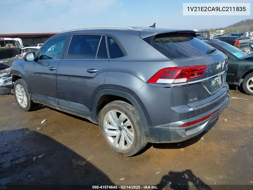 2020 Volkswagen Atlas Cross Sport 3.6L V6 Se W/Technology/3.6L V6 Se W/Technology R-Line VIN: 1V21E2CA9LC211835 Lot: 41574645