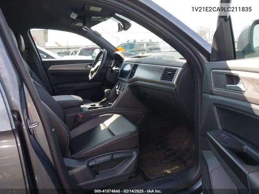2020 Volkswagen Atlas Cross Sport 3.6L V6 Se W/Technology/3.6L V6 Se W/Technology R-Line VIN: 1V21E2CA9LC211835 Lot: 41574645