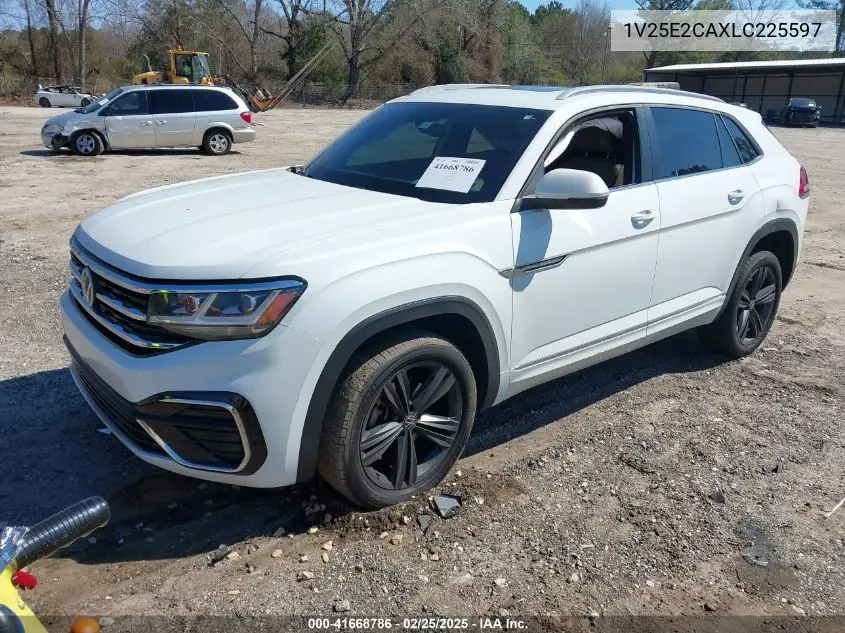 2020 Volkswagen Atlas Cross Sport 3.6L V6 Se W/Technology/3.6L V6 Se W/Technology R-Line VIN: 1V25E2CAXLC225597 Lot: 41668786