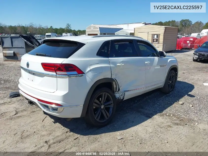 2020 Volkswagen Atlas Cross Sport 3.6L V6 Se W/Technology/3.6L V6 Se W/Technology R-Line VIN: 1V25E2CAXLC225597 Lot: 41668786