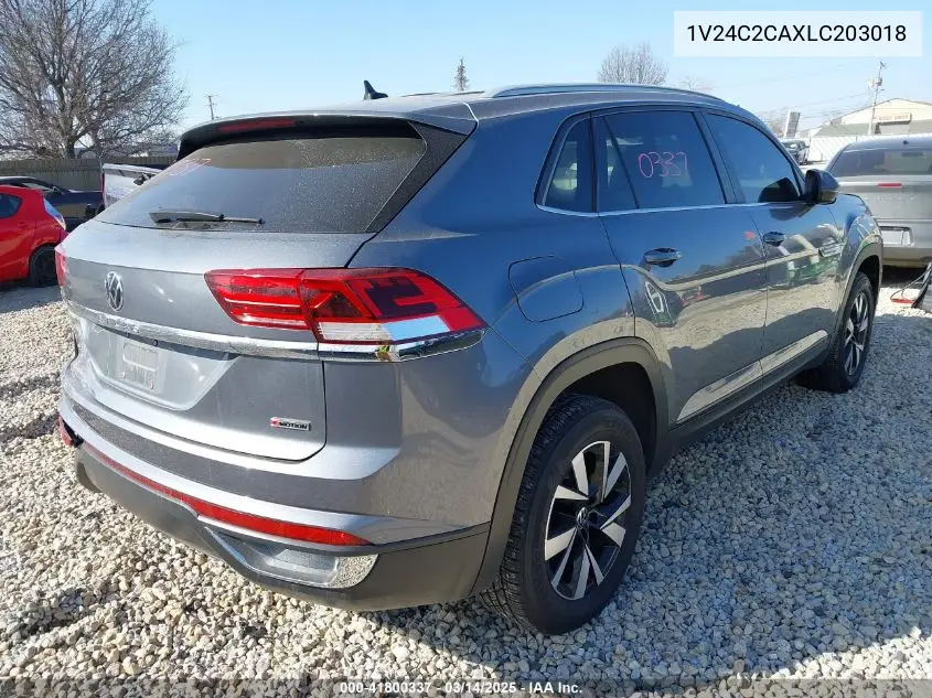 2020 Volkswagen Atlas Cross Sport 2.0T Se VIN: 1V24C2CAXLC203018 Lot: 41800337