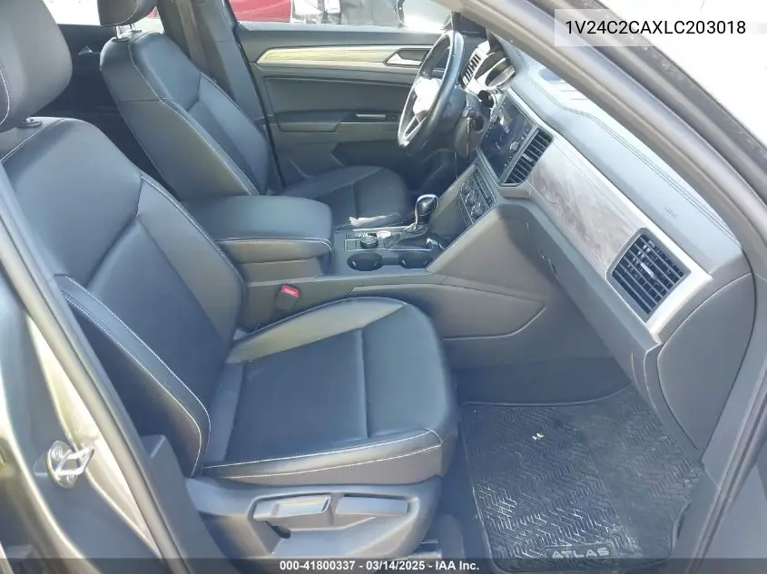 2020 Volkswagen Atlas Cross Sport 2.0T Se VIN: 1V24C2CAXLC203018 Lot: 41800337