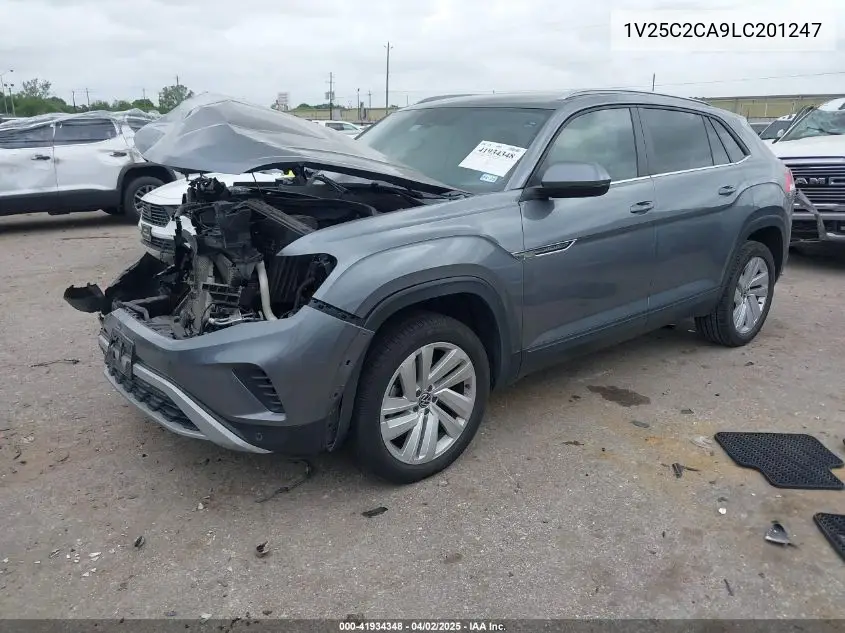 2020 Volkswagen Atlas Cross Sport 2.0T Se W/Technology/2.0T Se W/Technology R-Line VIN: 1V25C2CA9LC201247 Lot: 41934348