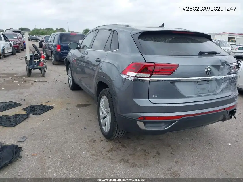 2020 Volkswagen Atlas Cross Sport 2.0T Se W/Technology/2.0T Se W/Technology R-Line VIN: 1V25C2CA9LC201247 Lot: 41934348