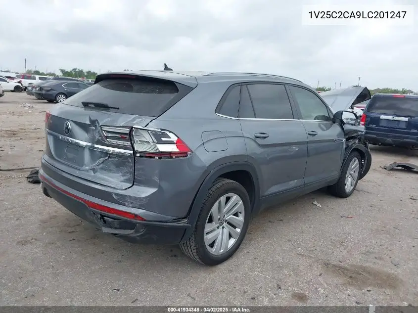 2020 Volkswagen Atlas Cross Sport 2.0T Se W/Technology/2.0T Se W/Technology R-Line VIN: 1V25C2CA9LC201247 Lot: 41934348