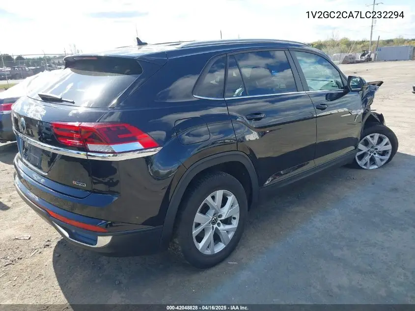 2020 Volkswagen Atlas Cross Sport 2.0T S VIN: 1V2GC2CA7LC232294 Lot: 42048828