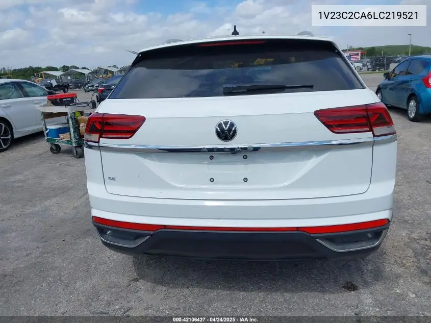 2020 Volkswagen Atlas Cross Sport 2.0T Se VIN: 1V23C2CA6LC219521 Lot: 42106427