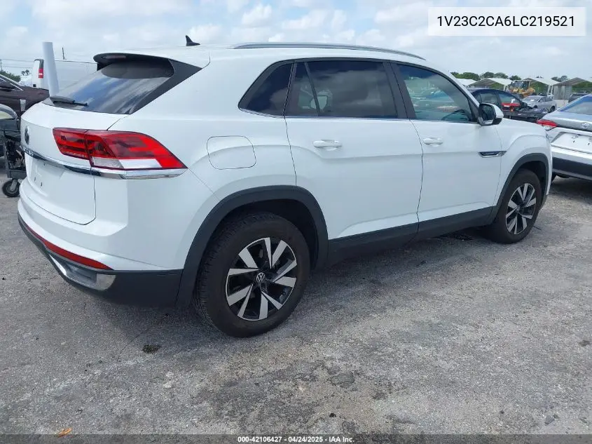 2020 Volkswagen Atlas Cross Sport 2.0T Se VIN: 1V23C2CA6LC219521 Lot: 42106427