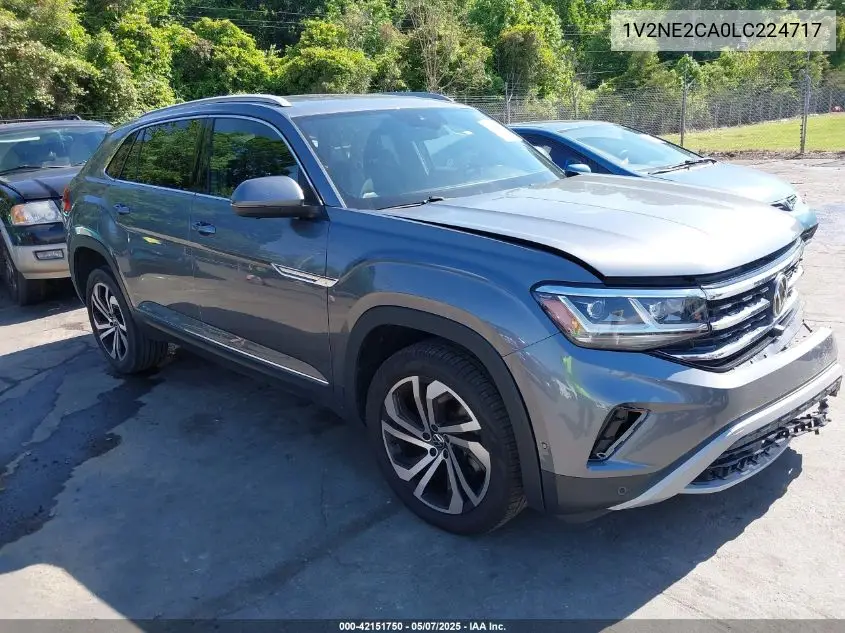 2020 Volkswagen Atlas Cross Sport 3.6L V6 Sel Premium VIN: 1V2NE2CA0LC224717 Lot: 42151750