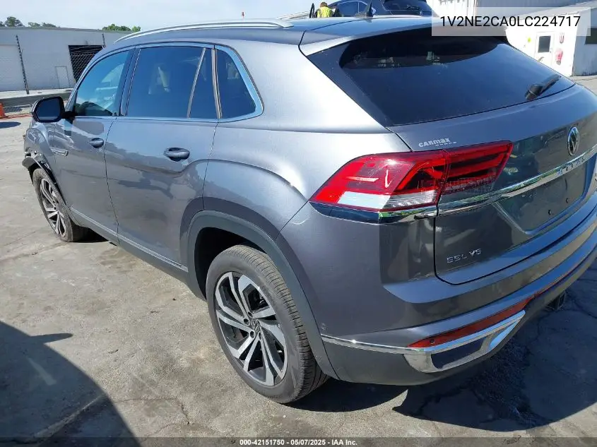 2020 Volkswagen Atlas Cross Sport 3.6L V6 Sel Premium VIN: 1V2NE2CA0LC224717 Lot: 42151750