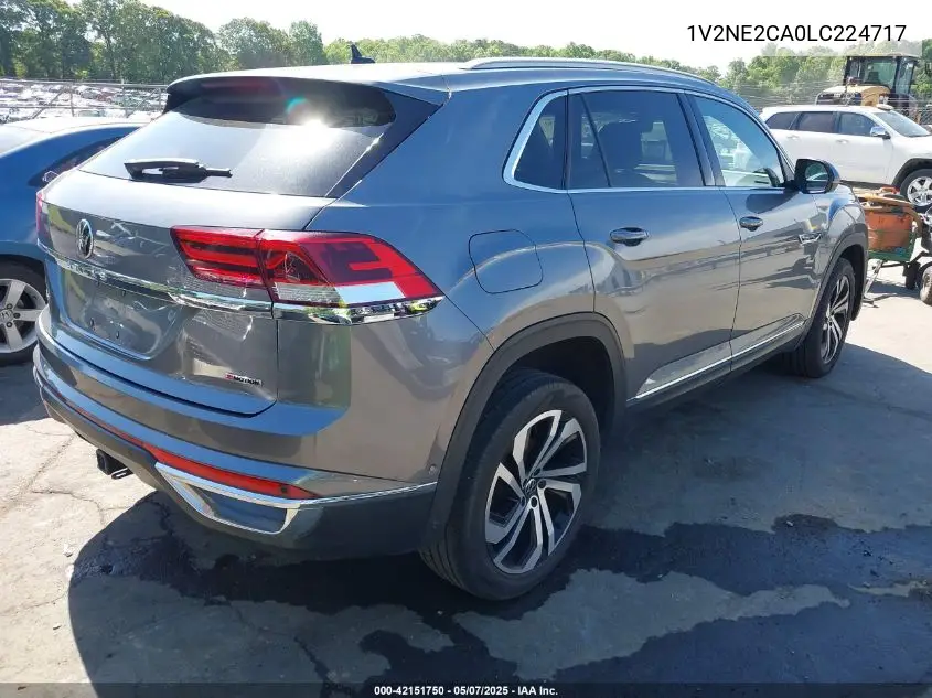 2020 Volkswagen Atlas Cross Sport 3.6L V6 Sel Premium VIN: 1V2NE2CA0LC224717 Lot: 42151750