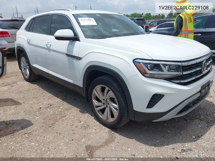 2020 Volkswagen Atlas Cross Sport 3.6L V6 Sel VIN: 1V2EE2CA0LC229108 Lot: 42172882