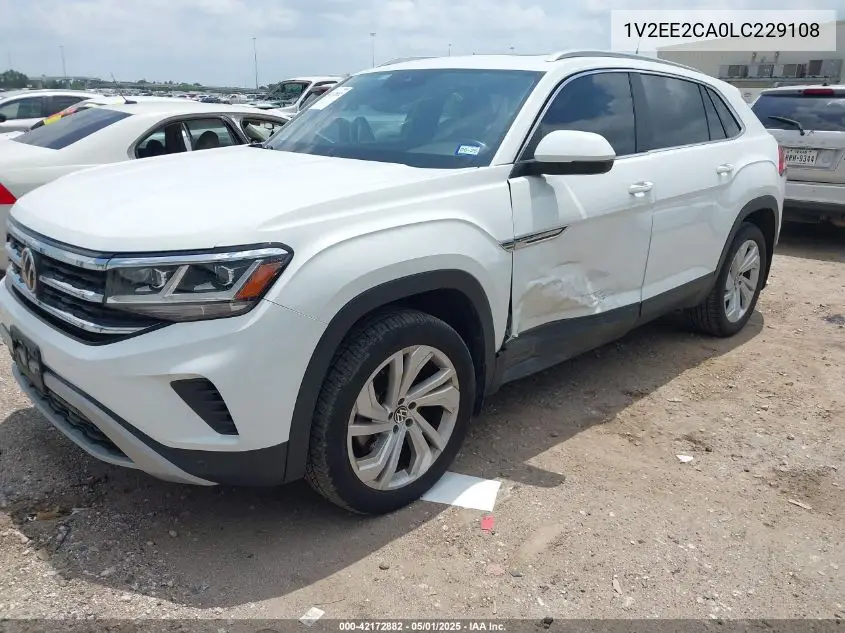 2020 Volkswagen Atlas Cross Sport 3.6L V6 Sel VIN: 1V2EE2CA0LC229108 Lot: 42172882