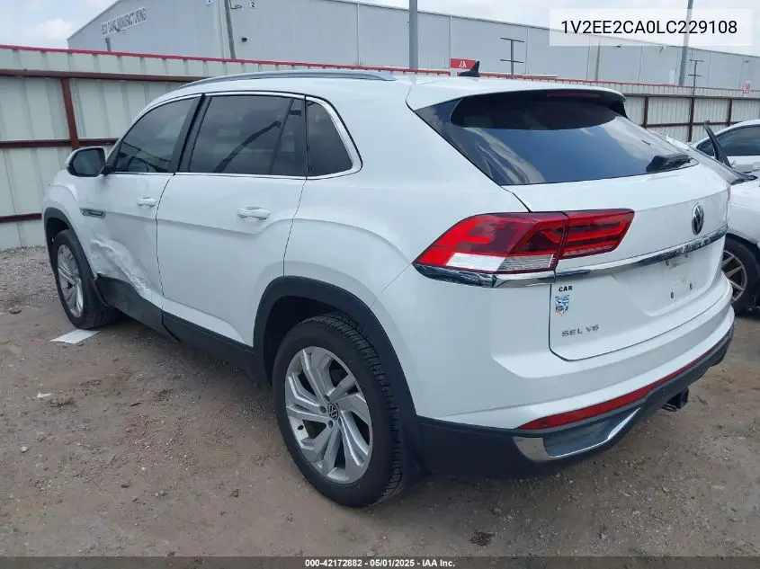 2020 Volkswagen Atlas Cross Sport 3.6L V6 Sel VIN: 1V2EE2CA0LC229108 Lot: 42172882