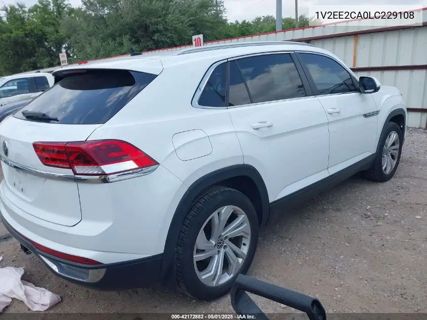 2020 Volkswagen Atlas Cross Sport 3.6L V6 Sel VIN: 1V2EE2CA0LC229108 Lot: 42172882