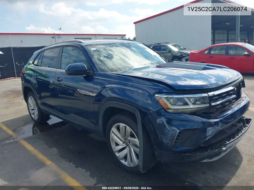 2020 Volkswagen Atlas Cross Sport 2.0T Se W/Technology/2.0T Se W/Technology R-Line VIN: 1V25C2CA7LC206074 Lot: 42220031
