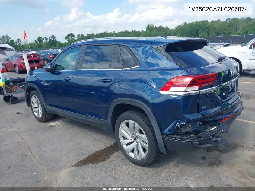 2020 Volkswagen Atlas Cross Sport 2.0T Se W/Technology/2.0T Se W/Technology R-Line VIN: 1V25C2CA7LC206074 Lot: 42220031