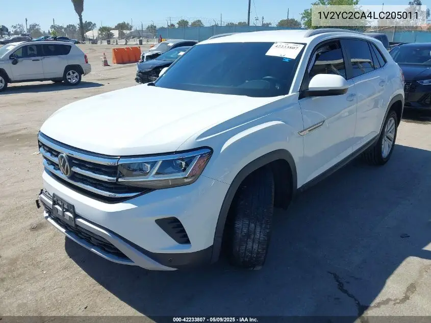 2020 Volkswagen Atlas Cross Sport 2.0T Se W/Technology/2.0T Se W/Technology R-Line VIN: 1V2YC2CA4LC205011 Lot: 42233807