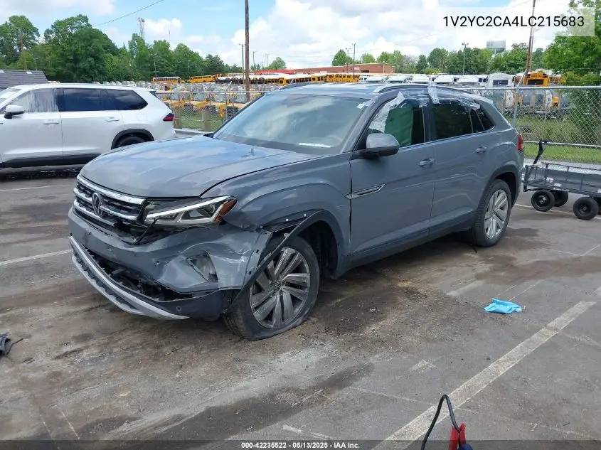 2020 Volkswagen Atlas Cross Sport 2.0T Se W/Technology/2.0T Se W/Technology R-Line VIN: 1V2YC2CA4LC215683 Lot: 42235522