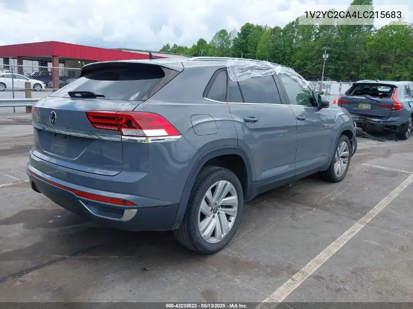 2020 Volkswagen Atlas Cross Sport 2.0T Se W/Technology/2.0T Se W/Technology R-Line VIN: 1V2YC2CA4LC215683 Lot: 42235522