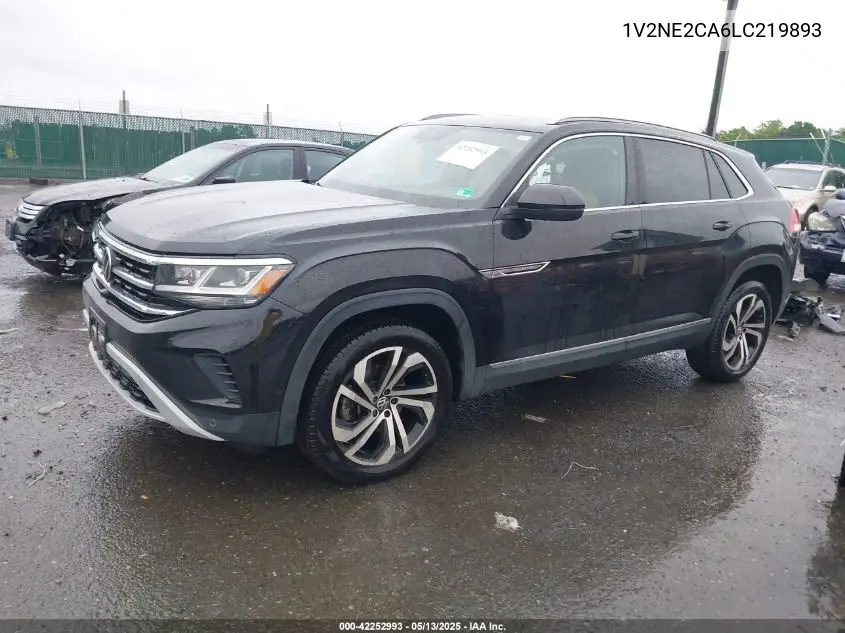 2020 Volkswagen Atlas Cross Sport 3.6L V6 Sel Premium VIN: 1V2NE2CA6LC219893 Lot: 42252993