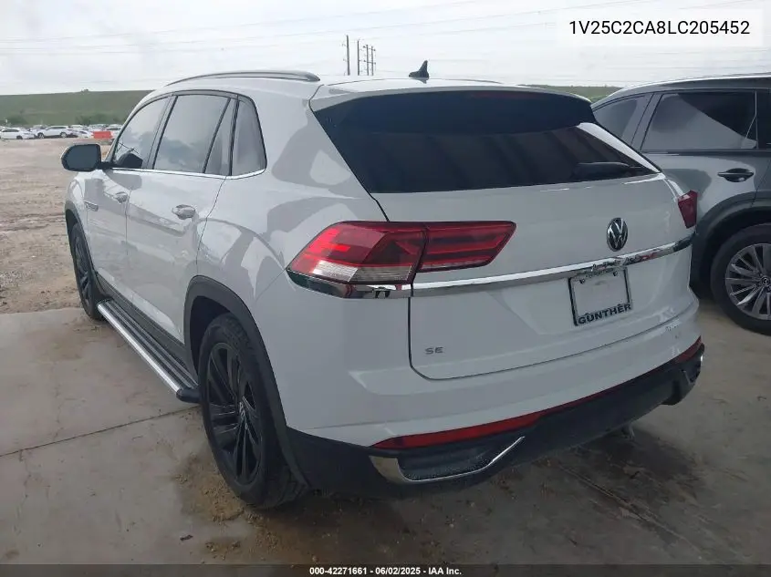 2020 Volkswagen Atlas Cross Sport 2.0T Se W/Technology/2.0T Se W/Technology R-Line VIN: 1V25C2CA8LC205452 Lot: 42271661