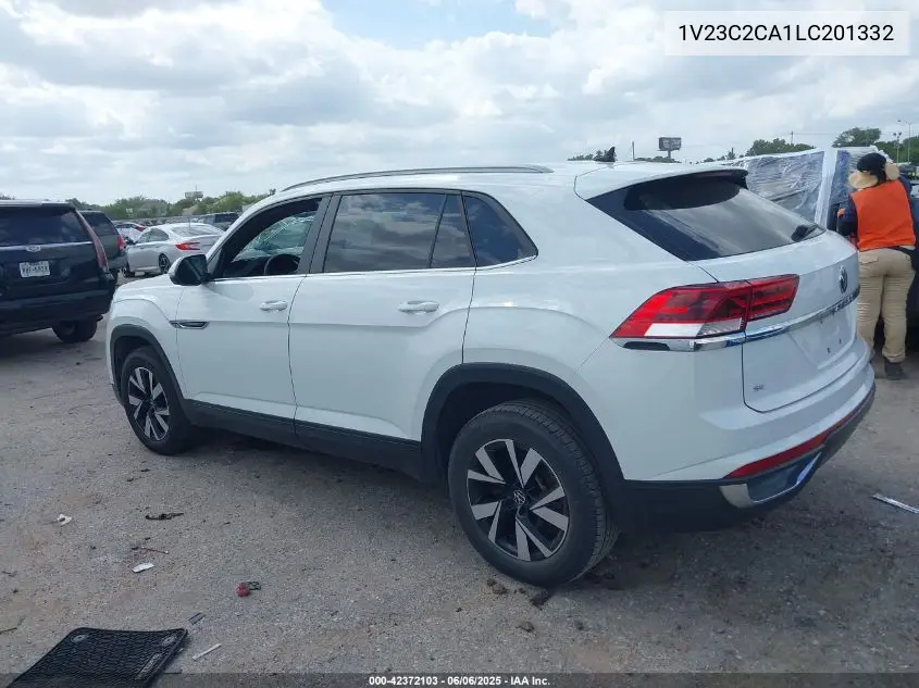 2020 Volkswagen Atlas Cross Sport 2.0T Se VIN: 1V23C2CA1LC201332 Lot: 42372103