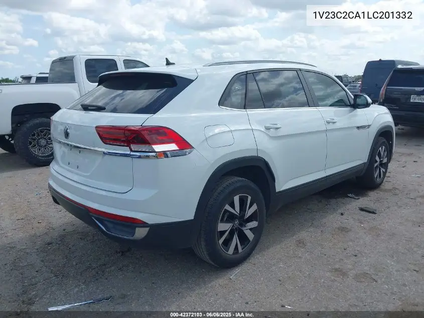 2020 Volkswagen Atlas Cross Sport 2.0T Se VIN: 1V23C2CA1LC201332 Lot: 42372103