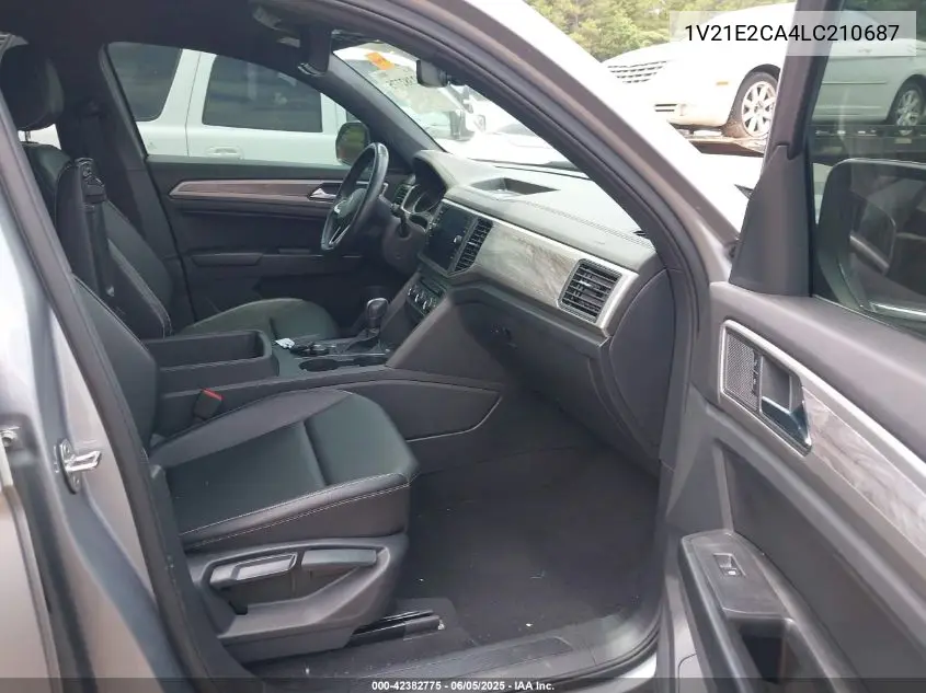 2020 Volkswagen Atlas Cross Sport 3.6L V6 Se W/Technology/3.6L V6 Se W/Technology R-Line VIN: 1V21E2CA4LC210687 Lot: 42382775