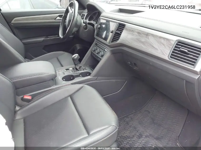 2020 Volkswagen Atlas Cross Sport 3.6L V6 Se W/Technology/3.6L V6 Se W/Technology R-Line VIN: 1V2YE2CA6LC231958 Lot: 42403830