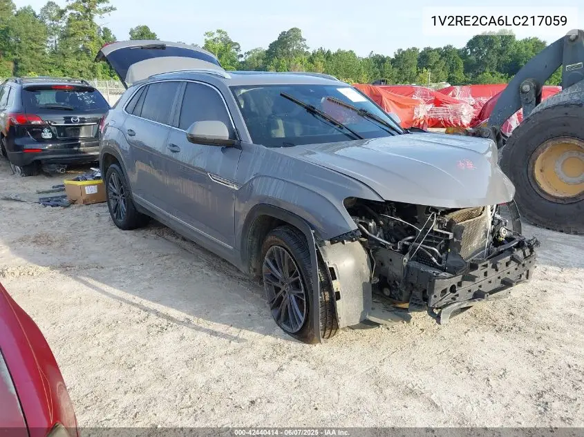 2020 Volkswagen Atlas Cross Sport 3.6L V6 Sel R-Line VIN: 1V2RE2CA6LC217059 Lot: 42440414