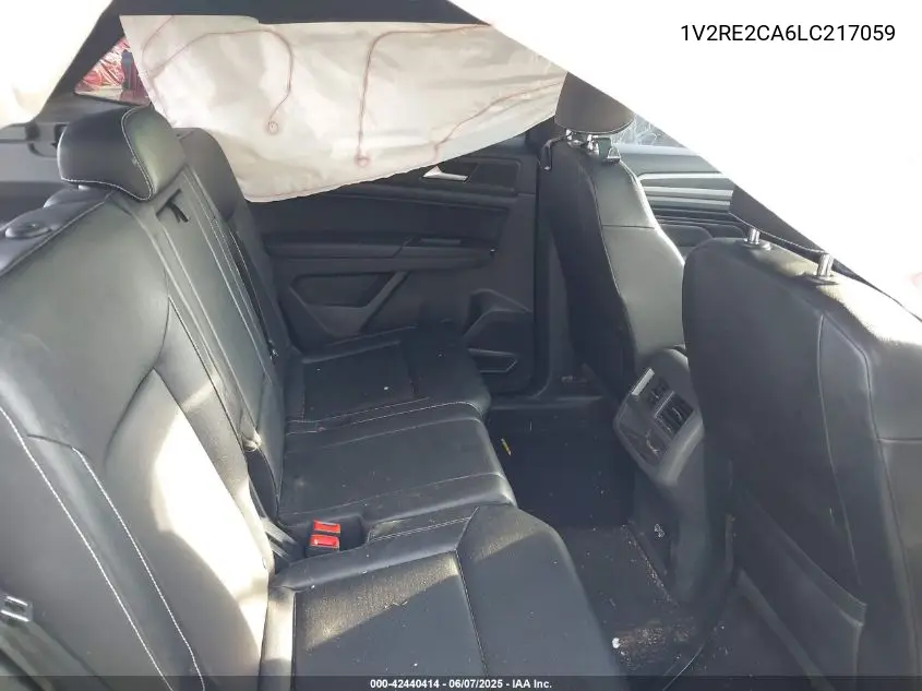 2020 Volkswagen Atlas Cross Sport 3.6L V6 Sel R-Line VIN: 1V2RE2CA6LC217059 Lot: 42440414