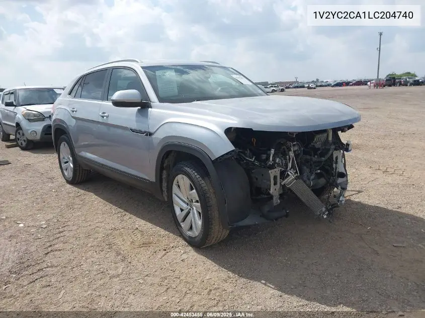 2020 Volkswagen Atlas Cross Sport 2.0T Se W/Technology/2.0T Se W/Technology R-Line VIN: 1V2YC2CA1LC204740 Lot: 42453455