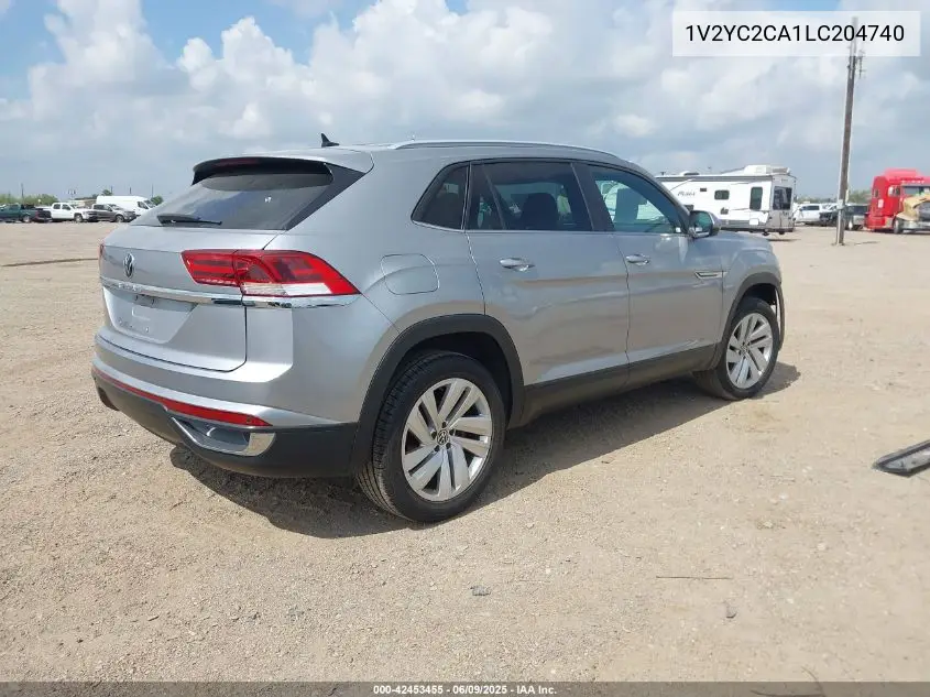 2020 Volkswagen Atlas Cross Sport 2.0T Se W/Technology/2.0T Se W/Technology R-Line VIN: 1V2YC2CA1LC204740 Lot: 42453455