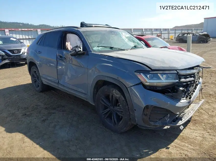2020 Volkswagen Atlas Cross Sport 3.6L V6 Sel Premium R-Line VIN: 1V2TE2CA1LC212471 Lot: 42462101