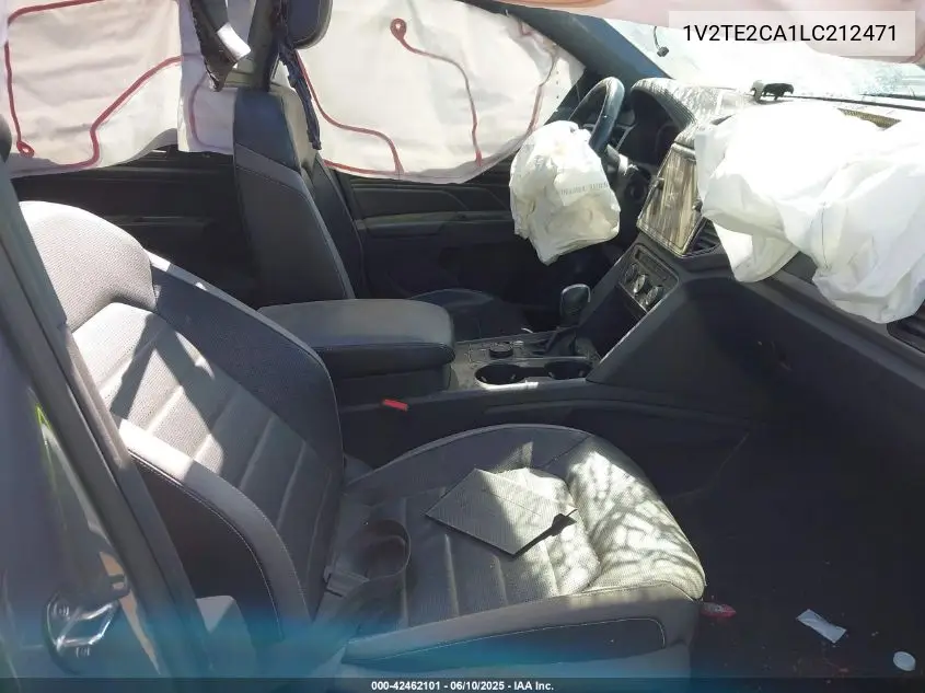 2020 Volkswagen Atlas Cross Sport 3.6L V6 Sel Premium R-Line VIN: 1V2TE2CA1LC212471 Lot: 42462101