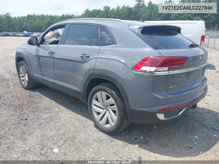 2020 Volkswagen Atlas Cross Sport 3.6L V6 Se W/Technology/3.6L V6 Se W/Technology R-Line VIN: 1V21E2CA6LC227846 Lot: 42486276