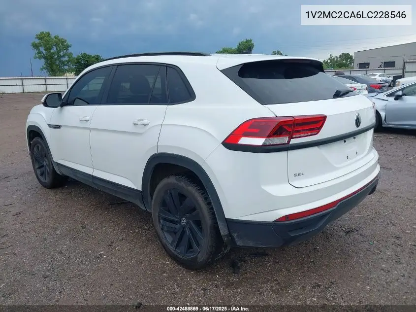 2020 Volkswagen Atlas Cross Sport 2.0T Sel/2.0T Sel Premium/2.0T Sel Premium R-Line/2.0T Sel R-Line VIN: 1V2MC2CA6LC228546 Lot: 42488869