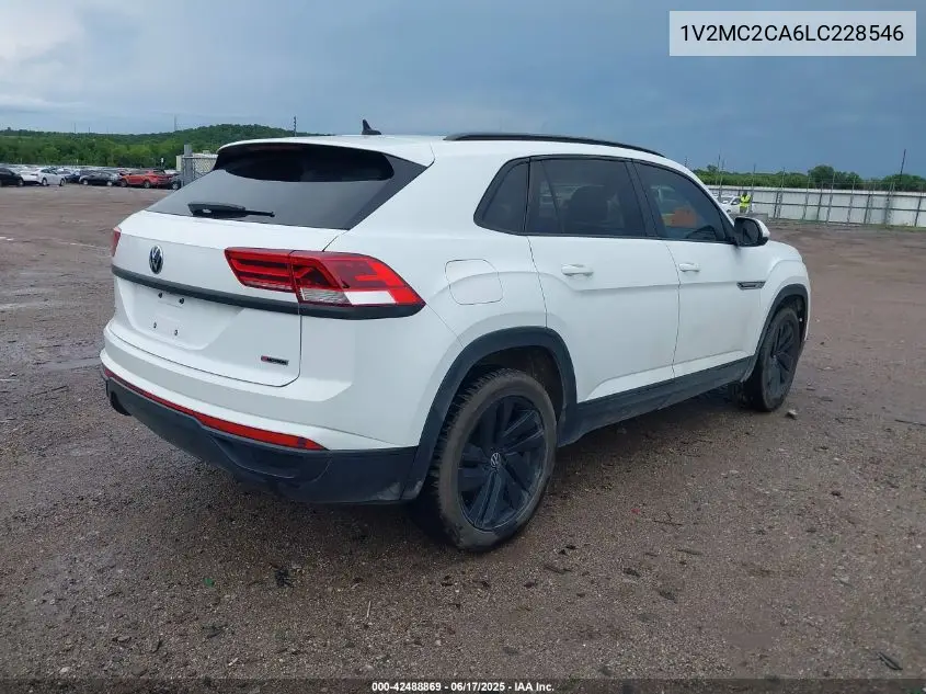 2020 Volkswagen Atlas Cross Sport 2.0T Sel/2.0T Sel Premium/2.0T Sel Premium R-Line/2.0T Sel R-Line VIN: 1V2MC2CA6LC228546 Lot: 42488869